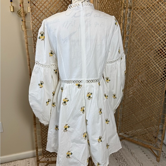 Baby Doll Embroidered Dress - Picture 5 of 13